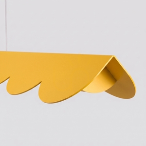 BISCUIT 130 žlutá LED závěsná lampa 3000K small 6