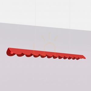 Závěsné svítidlo Thoro BISCUIT 130 červené LED 3000 K 16 W 131 cm small 1