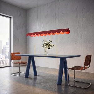 Závěsné svítidlo Thoro BISCUIT 130 červené LED 3000 K 16 W 131 cm small 12