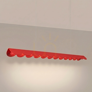 Závěsné svítidlo Thoro BISCUIT 130 červené LED 3000 K 16 W 131 cm small 2