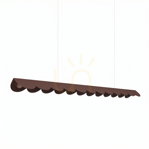 Kontrola BISCUIT 130 hnědá LED závěsná lampa 3000K