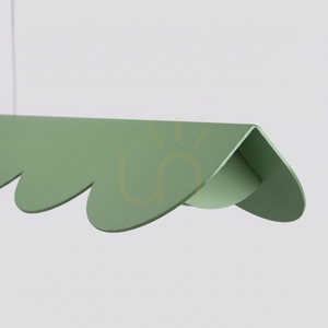 BISCUIT 100 sage LED 3000K závěsná lampa small 6