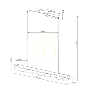BISCUIT 100 sage LED 3000K závěsná lampa small 9