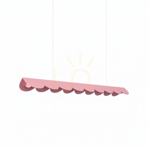 BISCUIT 100 růžová závěsná lampa LED 4000K small 0