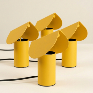 BISCUIT žlutá LED stolní lampa 3000K small 10