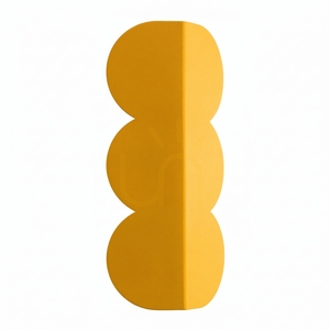 Nástěnné svítidlo Thoro BISCUIT žluté hliník 2xG9 svítí dolů 33,6 cm TH.761 small 0