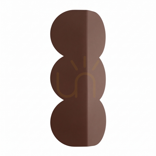 Kontrola Nástěnné svítidlo BISCUIT hnědé