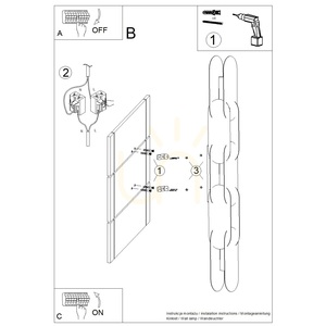 CHAIN 91 mocca LED nástěnné svítidlo 3000K small 6