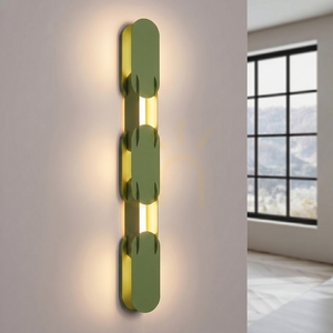 CHAIN 91 nástěnné svítidlo olivově zelená LED 3000K small 2