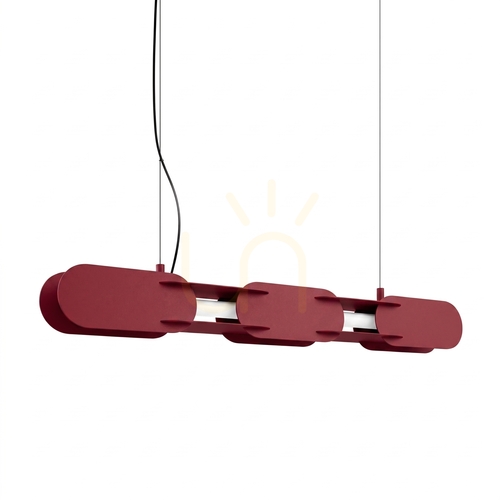 Kontrola CHAIN 91 vínová závěsná lampa LED 3000K