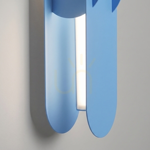 CHAIN 91 nástěnná lampa modrá LED 4000K small 3