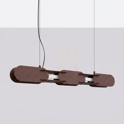Kontrola CHAIN 91 hnědá závěsná lampa LED 4000K