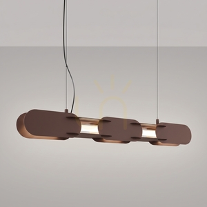 CHAIN 91 hnědá závěsná lampa LED 4000K small 2