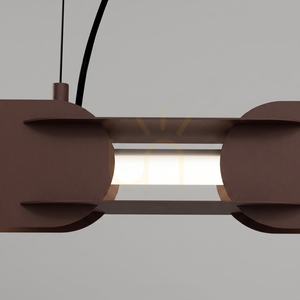 CHAIN 91 hnědá závěsná lampa LED 4000K small 3