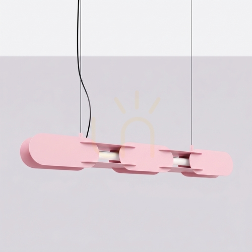 Kontrola CHAIN 91 růžová závěsná lampa LED 4000K
