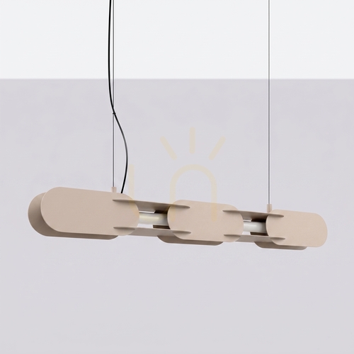 Kontrola CHAIN 91 taupe LED 4000K závěsné svítidlo