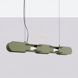 CHAIN 91 závěsné svítidlo olivově zelená LED 4000K small 1
