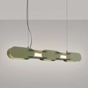 CHAIN 91 závěsné svítidlo olivově zelená LED 4000K small 2