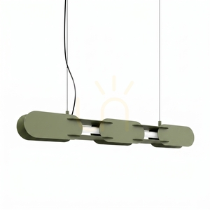 CHAIN 91 závěsné svítidlo olivově zelená LED 4000K small 0