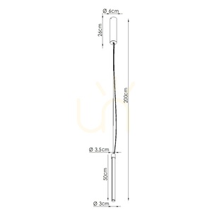 Závěsné svítidlo TRANG 50 peach LED 3000K small 6