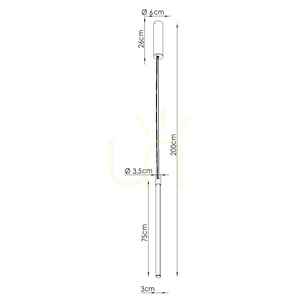 Závěsné svítidlo TRANG 75 sage LED 3000K small 6