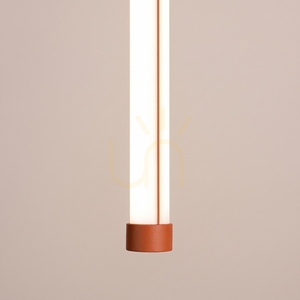 TRANG 100 okrově červená LED závěsná lampa 3000K small 4