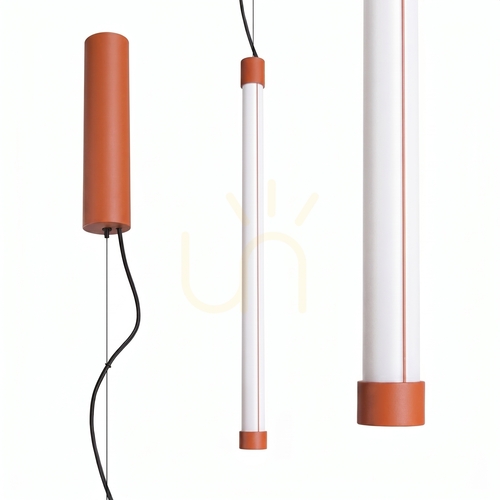 Kontrola TRANG 50 okrově červená LED závěsná lampa 4000K