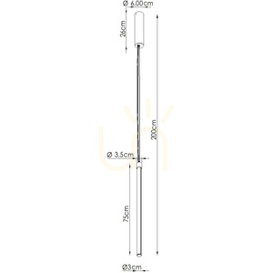 Závěsné LED svítidlo TRANG 100 26,6W 3140lm 4000K růžové 100 cm TH.909 Thoro small 6