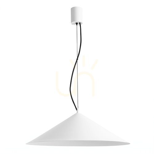 Kontrola Závěsná lampa FINT bílá LED 3000K