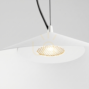 Závěsná lampa FINT bílá LED 4000K small 4
