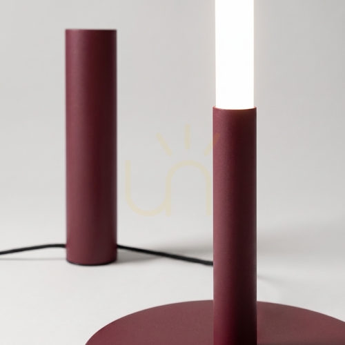 Kontrola Stojací lampa TRANG vínová 4000K