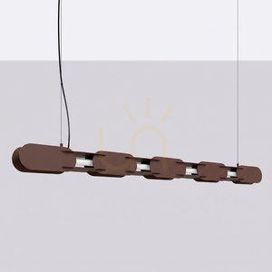 CHAIN 158 hnědá závěsná lampa LED 3000K small 1