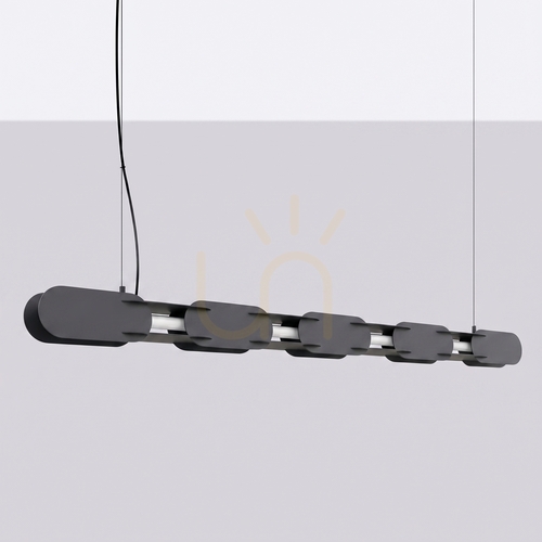 Kontrola CHAIN 158 černá závěsná lampa LED 3000K