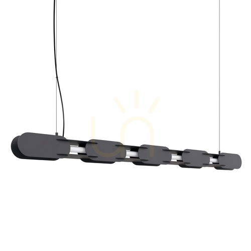 Kontrola CHAIN 158 černá závěsná lampa LED 3000K