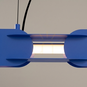 CHAIN 158 ultramarínová LED závěsná lampa 3000K small 3