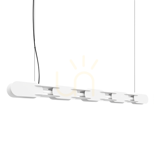 Kontrola CHAIN 158 závěsná lampa bílá LED 4000K