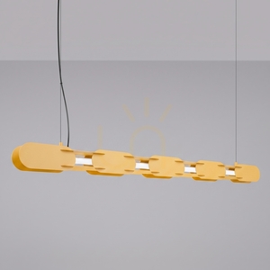 CHAIN 158 žlutá LED závěsná lampa 4000K small 2