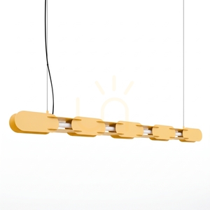 CHAIN 158 žlutá LED závěsná lampa 4000K small 0