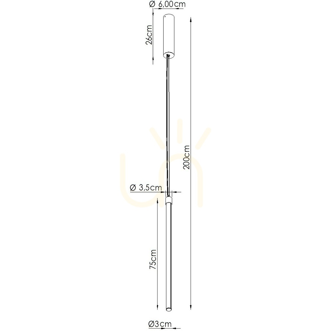 Kontrola TRANG 100 červená LED 4000K závěsná lampa TRANG 100 červená LED 4000K závěsná lampa