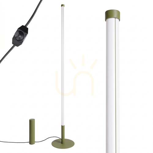 Kontrola Stojací lampa TRANG zelená olivová 3000K