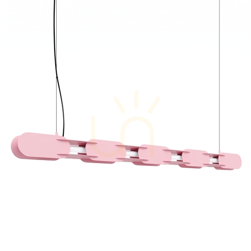 Kontrola CHAIN 158 růžová závěsná lampa LED 4000K