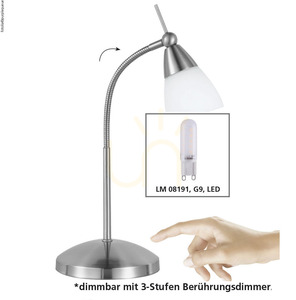 Stolní lampa PINO 4001-55 Stříbrná 1xG9 10 Stolní lampa PINO 4001-55 Stříbrná 1xG9 small 10