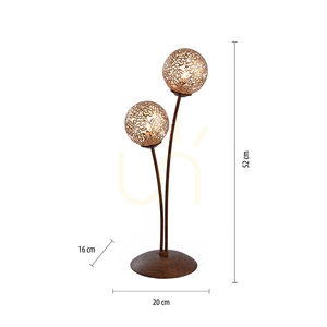 Stolní lampa GRETA 4032-48 Rusty 2xG9 small 5