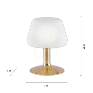Stolní lampa TILL 4078-60 Mosaz 1xG9 small 6