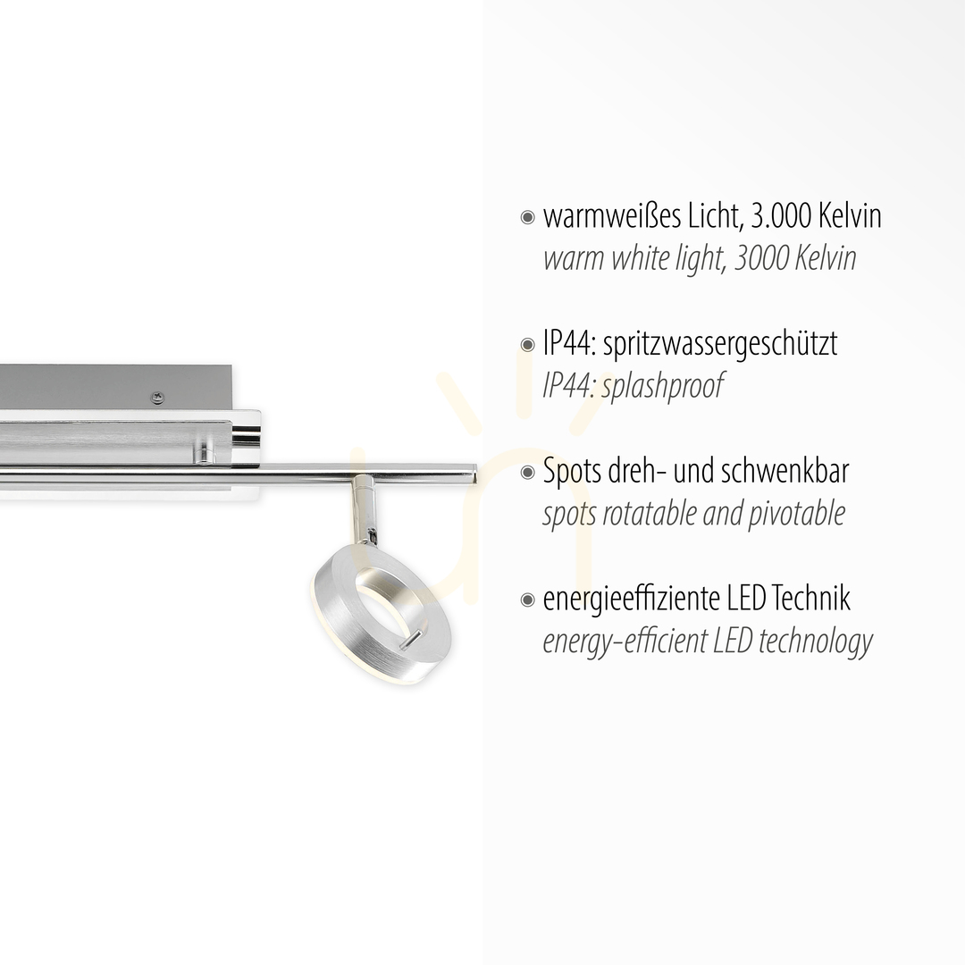 Zobrazit SILEDA plafond 6781-96 Silver 2xLED SILEDA plafond 6781-96 Silver 2xLED