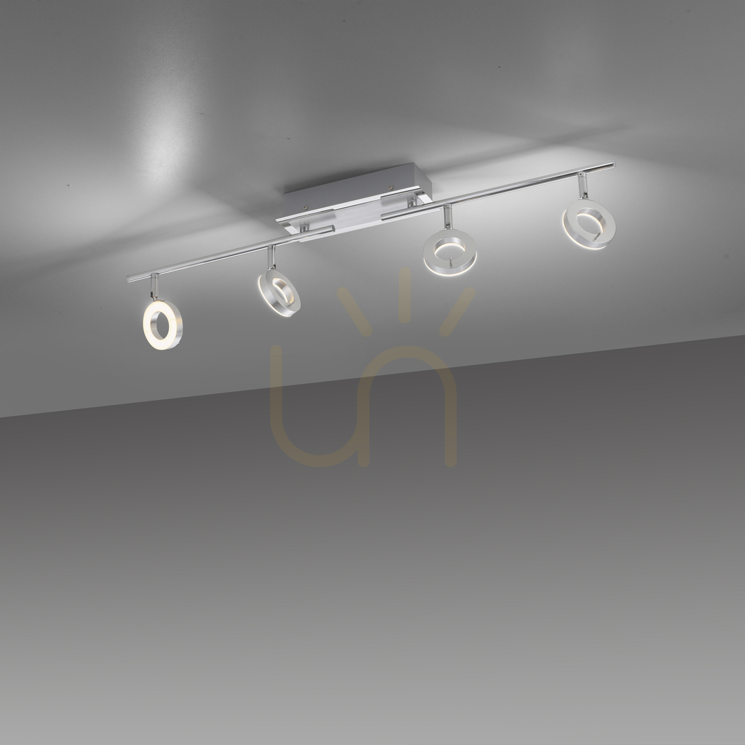 Kontrola SILEDA plafond 6786-96 Silver 4xLED SILEDA plafond 6786-96 Silver 4xLED