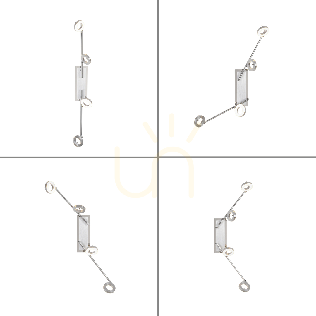Zobrazit SILEDA plafond 6786-96 Silver 4xLED SILEDA plafond 6786-96 Silver 4xLED
