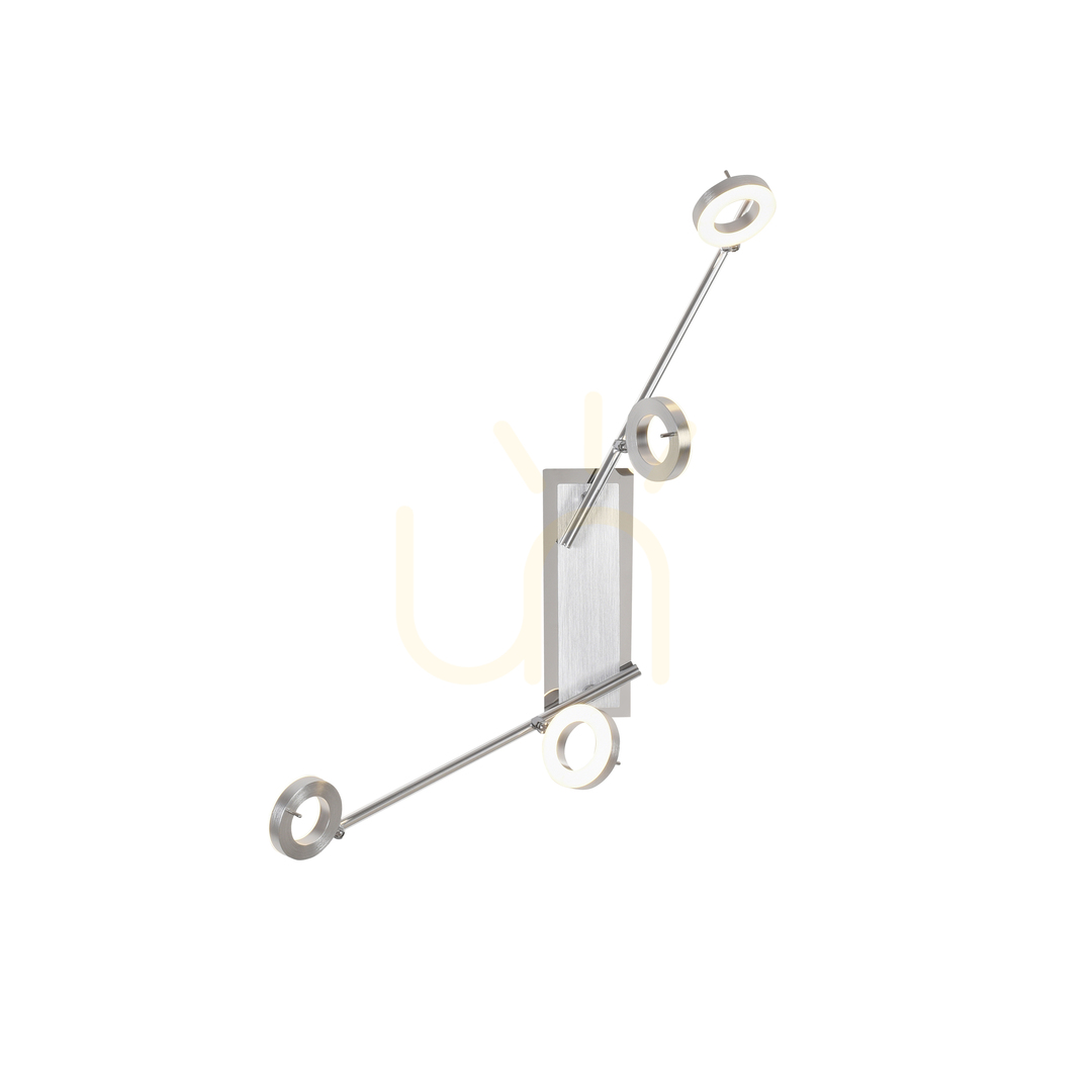 Kontrola SILEDA plafond 6786-96 Silver 4xLED SILEDA plafond 6786-96 Silver 4xLED