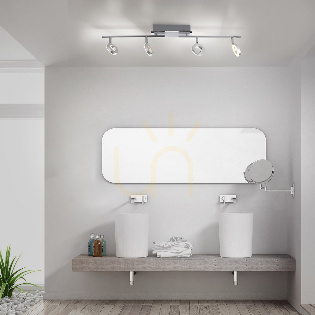 Náhled SILEDA plafond 6786-96 Silver 4xLED SILEDA plafond 6786-96 Silver 4xLED
