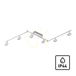 Stropní LED svítidlo Zuma Line SILEDA 6787-96 stříbrné, 6bodové, 188,5 cm 1 Stropní LED svítidlo Zuma Line SILEDA 6787-96 stříbrné, 6bodové, 188,5 cm small 1